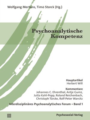 cover image of Psychoanalytische Kompetenz